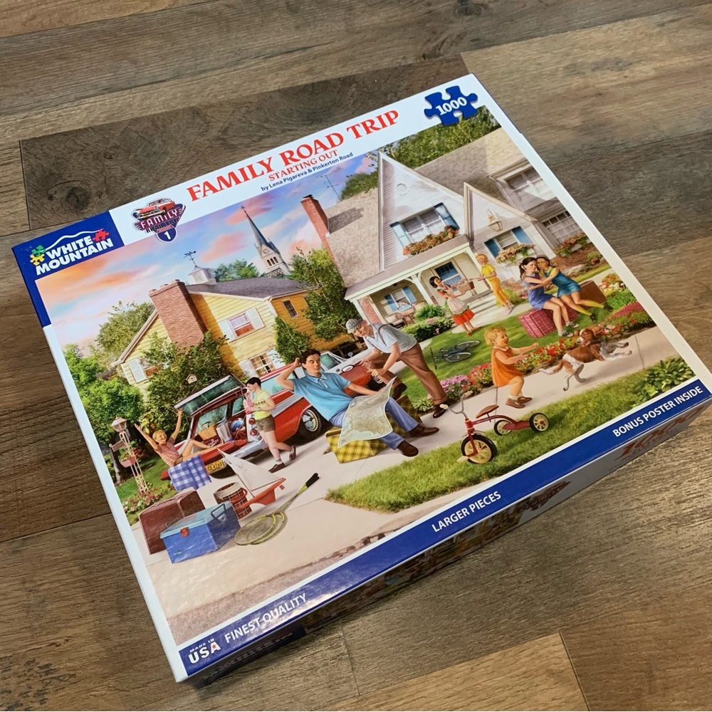 White mountain family road trip 1,000 piece puzzle